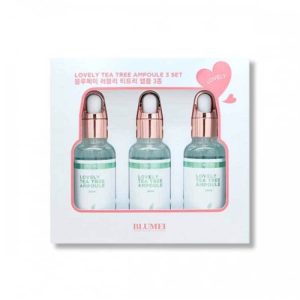 BLUMEI LOVELY TEA TREE AMPOULE 3SET (30ml + 30ml + 30ml), Набор омолаживающих ампул с экстрактом зеленого чая (30мл + 30мл + 30мл)