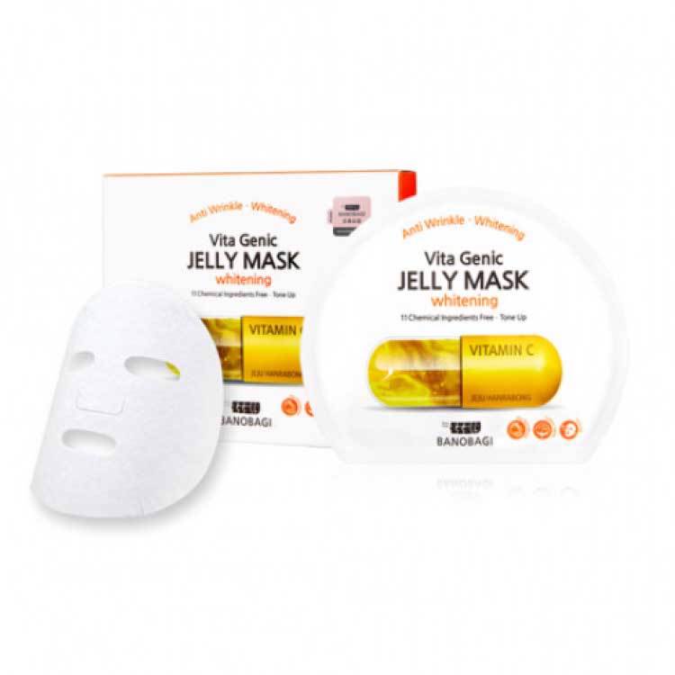 BANOBAGI VITA GENIC WHITENING JELLY MASK (30ml*10ea), Отбеливающая маска для лица с витаминами (30мл*10шт)