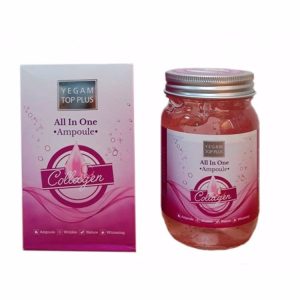 YE GAM TOP FACE PLUS ALL IN ONE AMPOULE COLLAGEN (250ml), Ампульная увлажняющая сыворотка для лица с коллагеном (250мл)