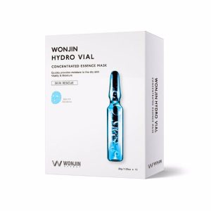 WONJIN EFFECT HYDRO VIAL MASK (30gr * 10ea), Набор тканевых масок для лица с гиалуроновой кислотой (30гр * 10шт)