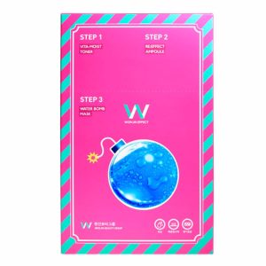 WONJIN 3 STEP WATER BOMB MASK (20g*10ea), Увлажняющая маска для питания кожи (20гр*10шт)