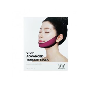 WONJIN EFFECT V UP ADVANCED TENSION MASK (12g*5ea), Лифтинг-маска для шеи (12гр*5шт)