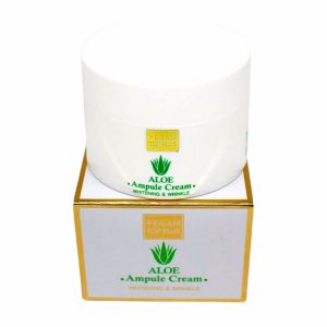 YE GAM TOP PLU ALOE AMPULE CREAM (80g), Ампульный крем с экстрактом алоэ (80г)