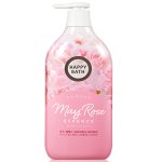 HAPPY BATH ESSENCE BODY WASH DAMASK MAY ROSE (900ml), Увлажняющая эссенция для тела с ароматом дамасской розы (900мл)