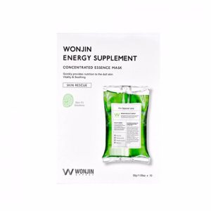 WONJIN ENERGY SUPPLEMENT MASK 1PACK (10PCS), Витаминная маска для питания кожи (10шт)