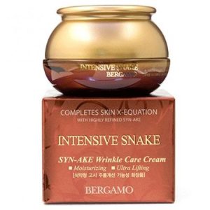 BERGAMO INTENSIVE SNAKE SYN-AKE WRINKLE CARE CREAM (50ml), Интенсивный антивозрастной крем для лица (50мл)