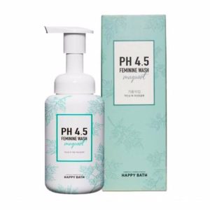 HAPPY BATH PH 4.5 MUGWORT FEMININE WASH (250ml), Очищающее средство для женской гигиены с экстрактом полыни (250 мл)