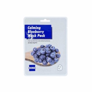 KOELCIA CALMING BLUEBERRY MASK PACK 10ea*23ml, Успокаивающая тканевая маска с экстрактом черники