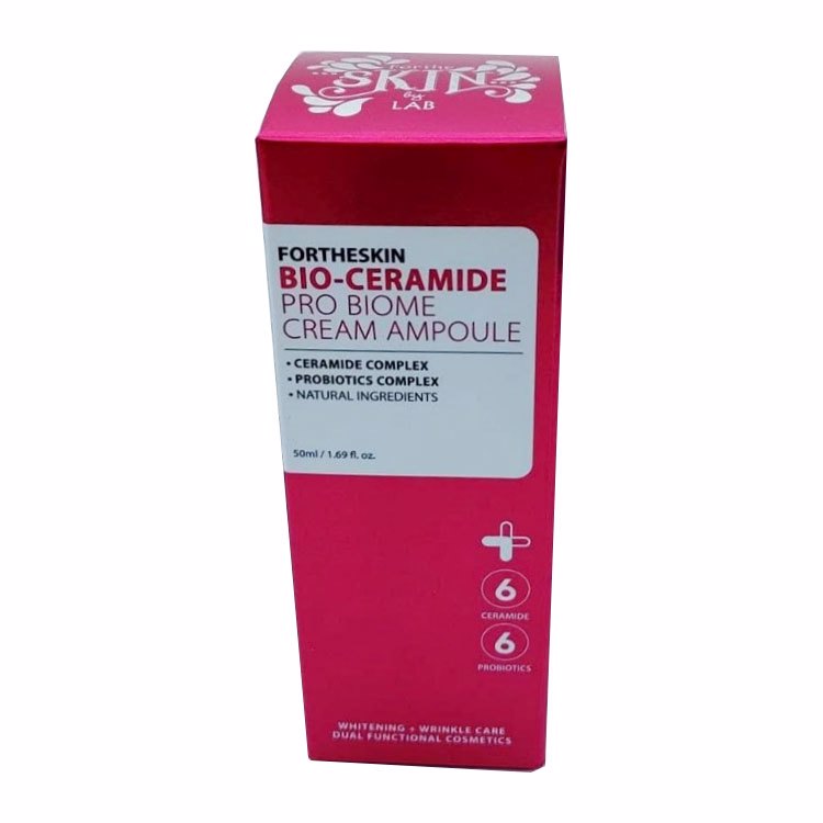 FORTHESKIN BIO-CERAMIDE PRO BIOME CREAM AMPOULE (50ml), Био ампульный крем с керамидами (50мл)