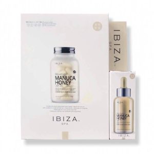 IBIZA SPA REJUVENATION MANUCA HONEY MASK SHEET (10pcs*30ml), Омолаживающая листовая маска с медом манука (10шт*30мл)
