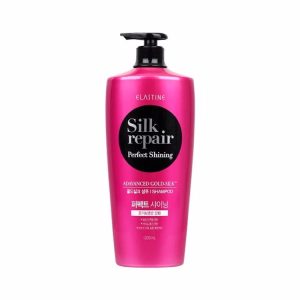ELASTINE SILK REPAIR PERFECT SHINING SHAMPOO (550ml), Восстанавливающий шампунь на основе шелка для придания блеска (550мл)