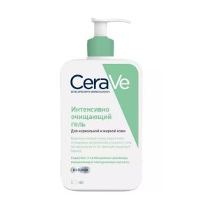 Гель CeraVe интенсивный очищающий для нормальной и жирной кожи лица и тела 473 мл