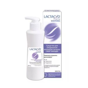 Средство для интимной гигиены Лактацид (Lactacyd) Успокаивающий с дозатором 250 мл