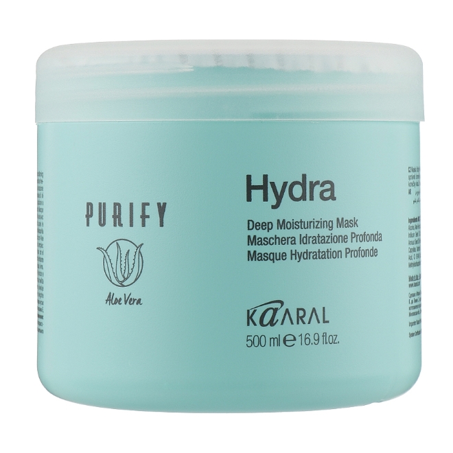 KAARAL Интенсивная увлажняющая питательная маска для волос Нydra Purify Deep Moisturizing Mask 500мл