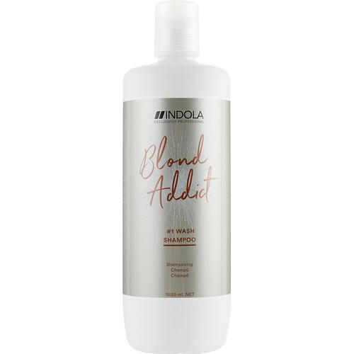 Indola Blond Addict Shampoo - Шампунь для всех типов волос "Блонд" — изображение 3