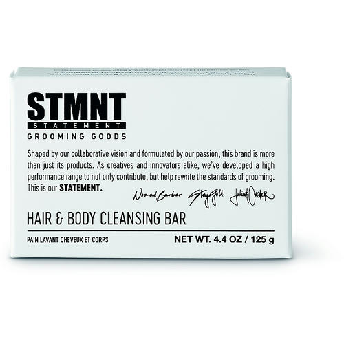 STMNT Statement Grooming Hair & Body Cleansing Bar Очищающее мыло для тела и волос, 125 г — изображение 4