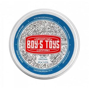 Boys Toys, Паста для укладки волос средней фиксации с низким уровнем блеска Original Defining Matte Paste, 40 мл