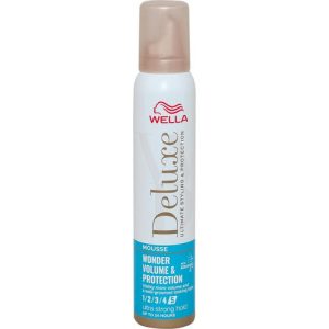 Wella Deluxe Wonder Volume & Protection Mousse Ultra Strong Hold Мусс для волос