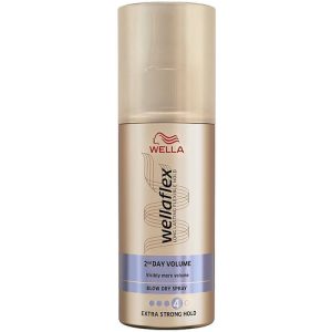 Wella Wellaflex 2nd Day Volume Extra Strong Hold Blow Dry Spray Спрей для горячей укладки экстрасильной фиксации