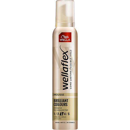 Wella Wellaflex Мусс для укладки волос "Сияние цвета" сильной фиксации