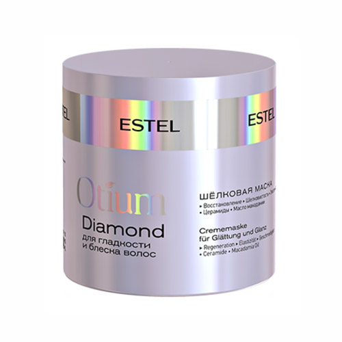 Шелковая маска для гладкости и блеска волос Estel Otium Diamond Mask. 300 мл.