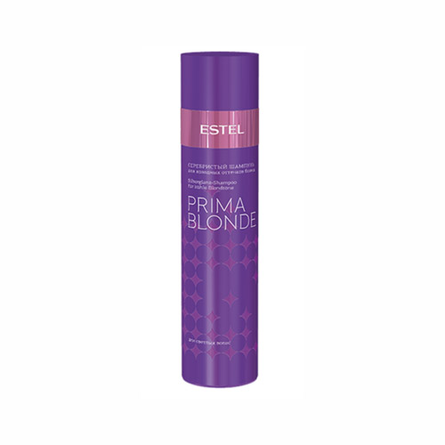 Серебристый шампунь для холодных оттенков блонд Estel Otium Prima Blonde Shampoo. 250 мл.