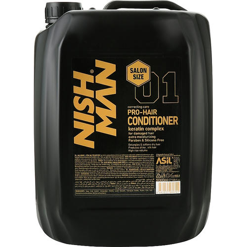 Nishman Pro-Hair Conditioner 01 Keratin Complex, Кондиционер для волос, 1250ml — изображение 2