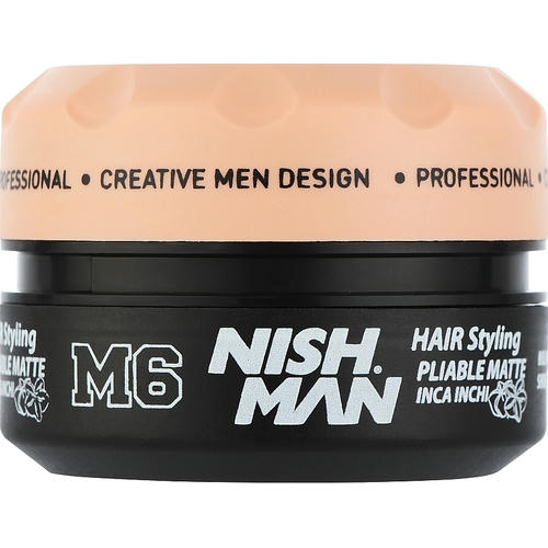 Nishman Hair Styling Pliable Matte Inca Inchi M6, Матовый воск для укладки волос, 100ml