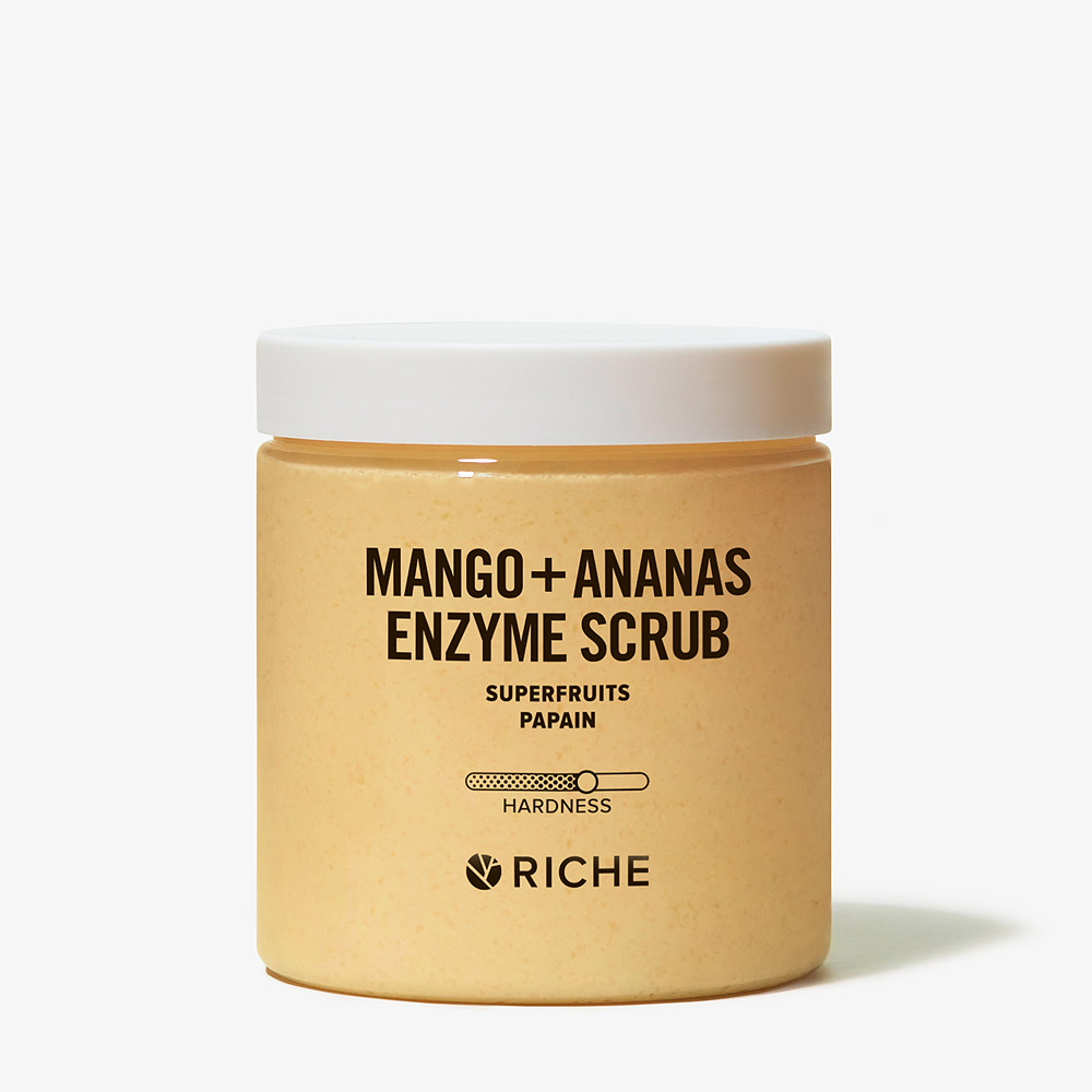 Энзимный скраб для тела Манго-Ананас Разглаживающий растяжки