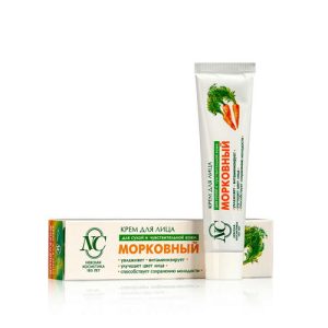 Омолаживающий крем Невская Косметика для лица для сухой и чувствительной кожи " Морковный " 40мл