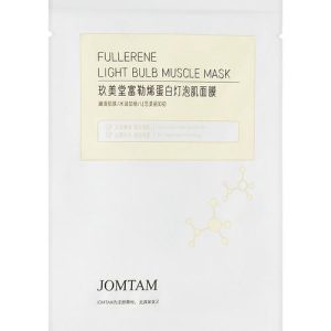 Тканевая маска для лицас фуллеренами, Jomtam Fullerene Light Bulb Muscle Mask