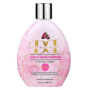Крем для солярия с ультра темными бронзантами и экстрактом клубники - Tan Incorporated Chocolate Covered Strawberries 400X Double Dark Black
