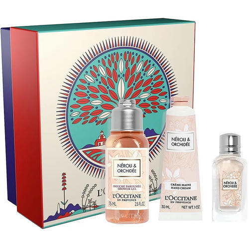 Набор (edt/7.5ml + sh/gel/75ml + h/cr/30ml) - L'Occitane Neroli & Orchidee