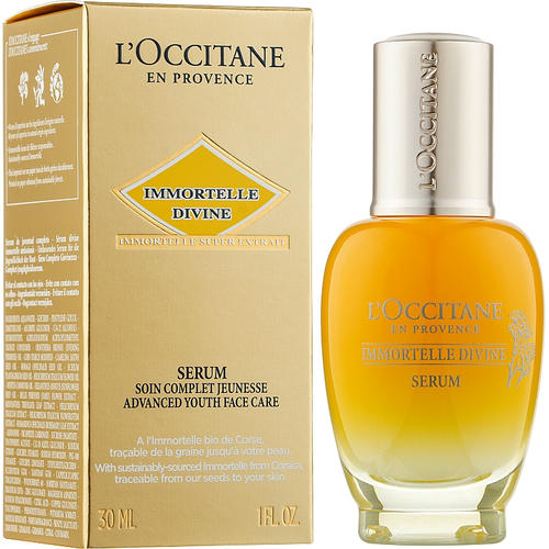 Сыворотка для лица "Бессмертник" - L'Occitane Immortelle Divine Extract Ultimate Youth Serum — изображение 2