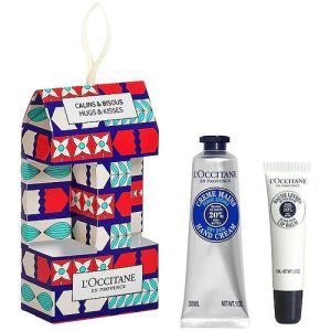 Набор - L'Occitane Hugs & Kisses (h/cr/30ml + lip balm/12ml)