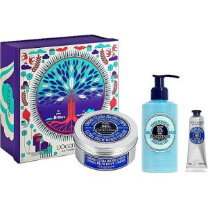 Набор - L'Occitane Shea Butter (b/cr/200ml + sh/cr/250ml + h/balm/30)