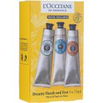 Набор - L'Occitane Travel Exclusive Dreamy Hands And Feet (h/cr/75ml + h/scr/75ml + f/cr/75ml)