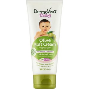 Детский крем с оливковым маслом, Dabur DermoViva Baby Olive Soft Cream
