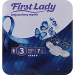 First Lady, Гигиенические прокладки с крылышками "Ultra Night" розмер 3, 5 капли, 7 шт.