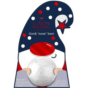Бурлящий шарик для ванны в подарочной упаковке, Grace Cole The Luxury Bathing Gonk Nose Best Bath Fizzer