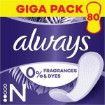 Always Daily Fresh Normal, Ежедневные прокладки "Без запаха", 80 шт.