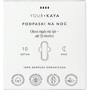 Your Kaya, Гигиенические ночные прокладки, 10 шт.