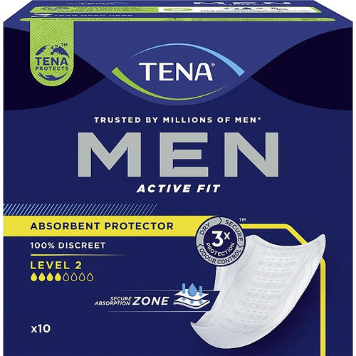 Tena Men Level 2, Урологические прокладки для мужчин, 10 шт. — изображение 2