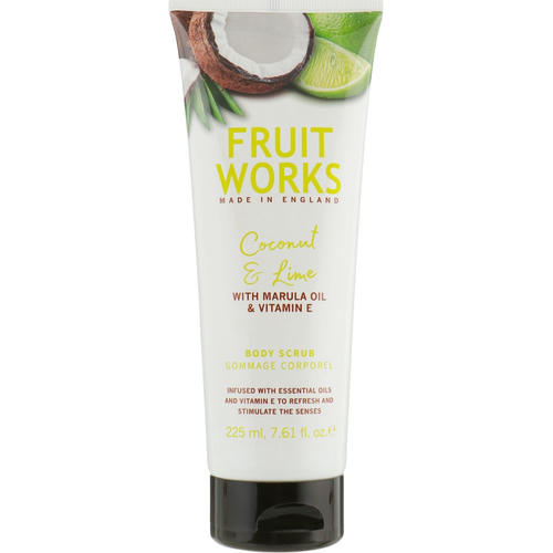 Скраб для тела "Кокос и лайм", Grace Cole Fruit Works Coconut & Lime Body Scrub