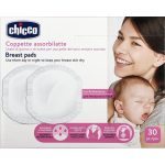 Chicco, Прокладки для груди, 30 шт.