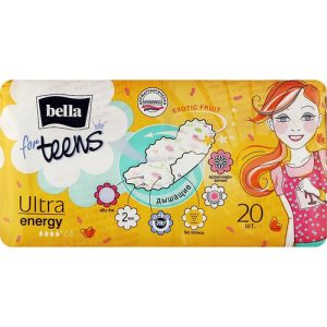 Bella, Прокладки For Teens Ultra Energy, 20шт