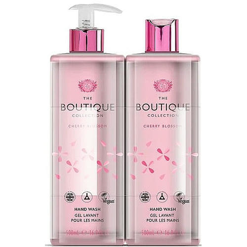 Набор, Grace Cole Boutique Cherry Blossom Hand Wash Refill Pack (2 х h/wash/500ml)