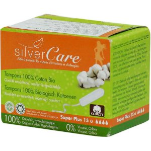 Masmi Silver Care, Тампоны из органического хлопка "Super Plus", 15шт