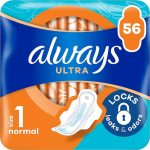 Always Ultra Normal, Гигиенические прокладки, размер 1, 56 шт.