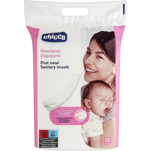 Chicco, Послеродовые гигиенические прокладки, 30 шт.